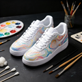Custom hand-painted service for basic sneaker models
